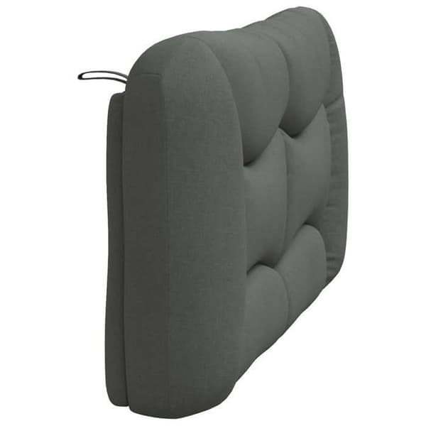 Maison Exclusive - Hvar tummanharmaa sängynpäätytyyny 140 cm kangas
