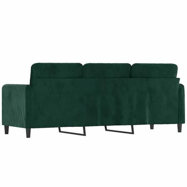 Maison Exclusive - Tummanvihreä 3-paikkainen sohva 180 cm Sametti
