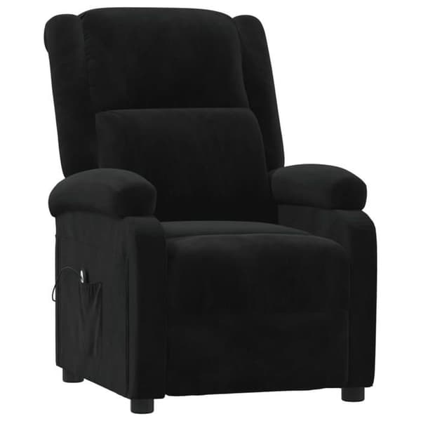 Maison Exclusive - Elektrisk vippe stol i sort velour