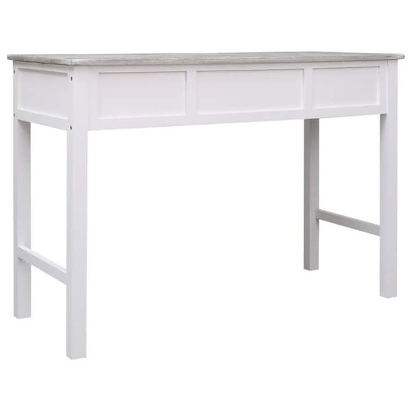 Maison Exclusive - Grått skrivbord 110x45x76 cm Trä grå