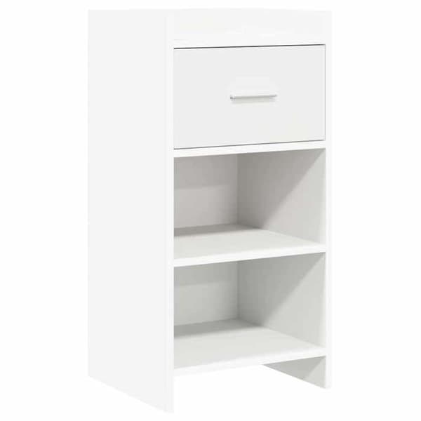 Maison Exclusive - Buffé Vit 40 x 36 x 80 cm Ingenjörsträ