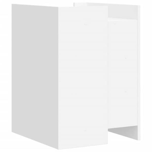 Maison Exclusive - Sängbord vit 45x50x65 cm ingenjörsträ