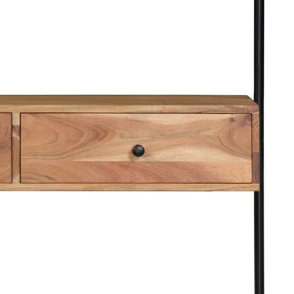 Maison Exclusive - Väggkontor 90x40x170 cm Solid akaciaträ