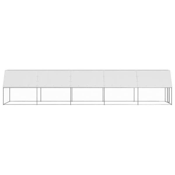 Maison Exclusive - Utomhus hönshus 2x10x2 m Galvaniserat stål