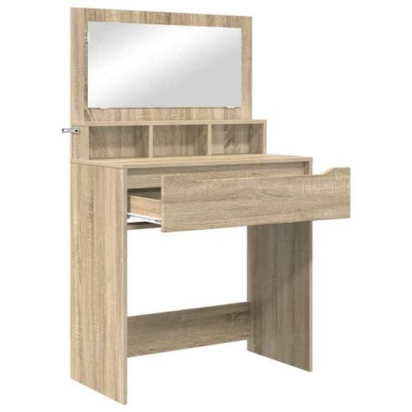 Maison Exclusive - Makeupborde til soveværelse Eg Sonoma