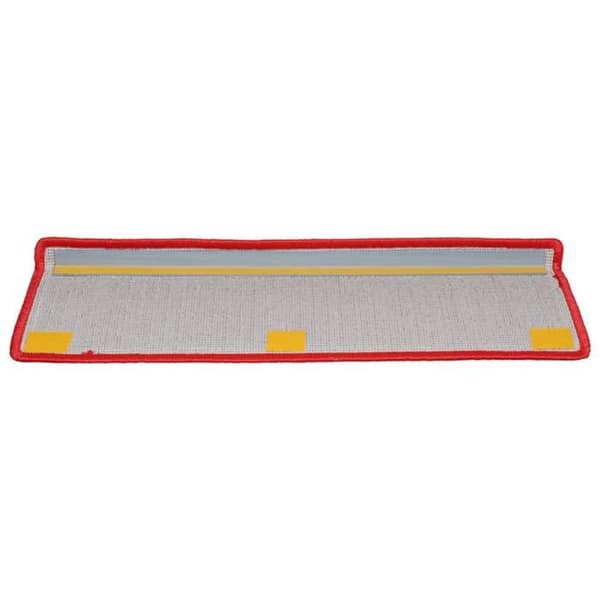 Maison Exclusive - Trappe tæppe 15 stykker 65 x 21 x 4 cm Rød rektangulær kant