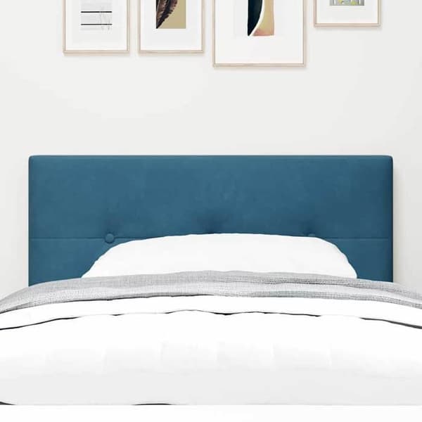 Maison Exclusive - Mörkblå sänggavel 90 cm Sammet