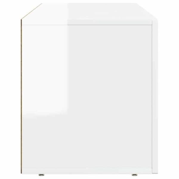 Maison Exclusive - TV-möbel ELST 100 x 35 x 40 cm Blank vit