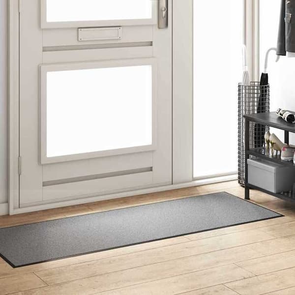 Maison Exclusive - Harmaa ja Musta Sisäänkäyntimatto 60 x 180 cm 100% Polyamidia