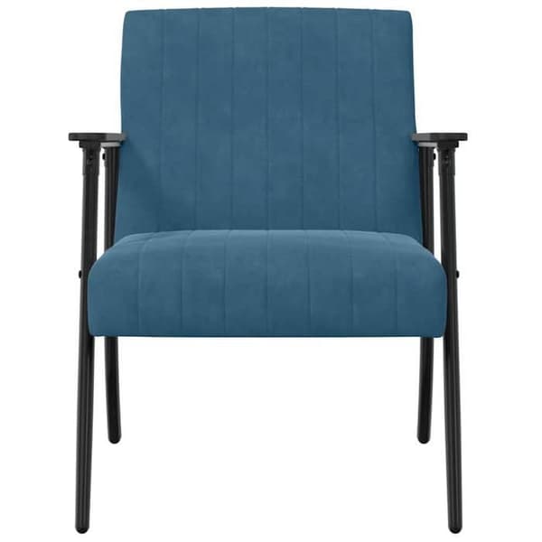 Maison Exclusive - blå velour lænestol