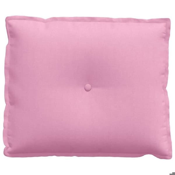 Rygpude - MAISON EXCLUSIVE - 60 x 19 x 50 cm - Rosa - Polyesterfyld - Lynlås Ros