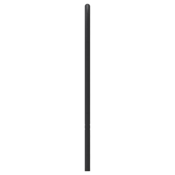 Hovedgærde - EKSKLUSIV HUS - 200 cm - Sort metal - Epoxy malet stål - Robuste ben Svart