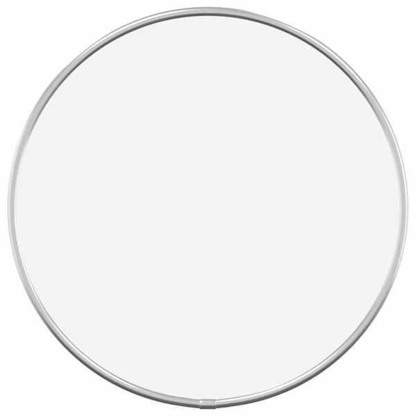 Maison Exclusive - Spegel väggmonterad Silver Ø 30 cm Rund