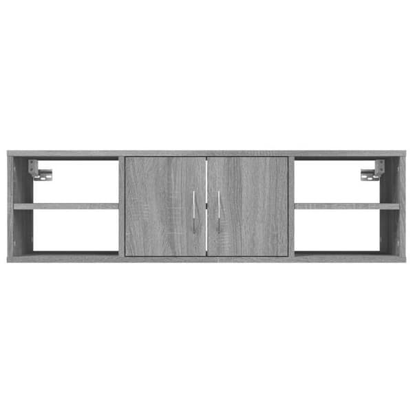 Maison Exclusive - Sonoma grå væghylde 102x30x29 cm Ingeniørtræ
