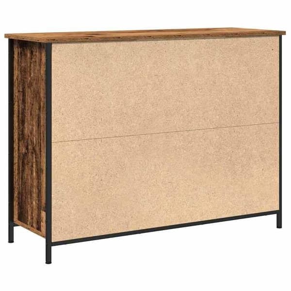 Buffet bas - EKSKLUSIVT HUS - 100 x 35 x 75 cm - Træ (paneler) - Metalfinish - Skandinavisk stil