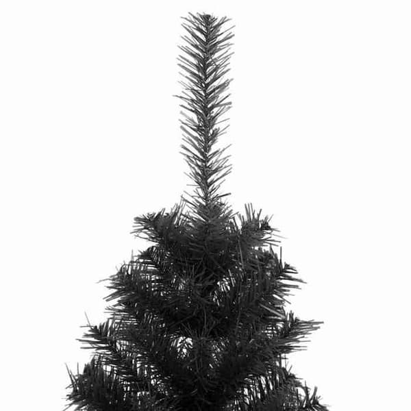 Kunstigt juletræ - EKSKLUSIV HUS - 120 cm - Sort - PVC - Stålben Svart