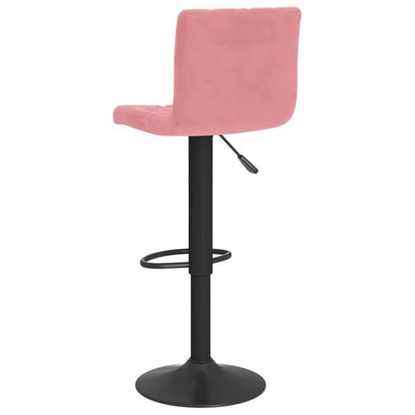 Maison Exclusive - Barstolar set om 2 rosa sammet