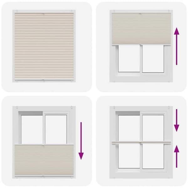 Maison Exclusive - Plisserad förvaring 110x125 cm Crème Grädde