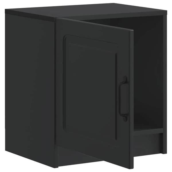 Maison Exclusive - Natbord Sort 43 x 34,5 x 47 cm Ingeniørtræ