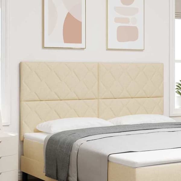 Maison Exclusive - Hovedgærde Creme 180 cm stof