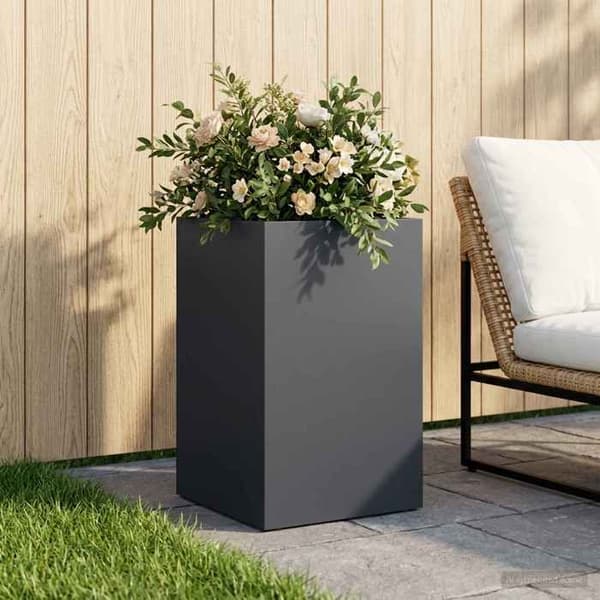 Maison Exclusive - Anthracite-puutarhakori 40 x 40 x 50 cm