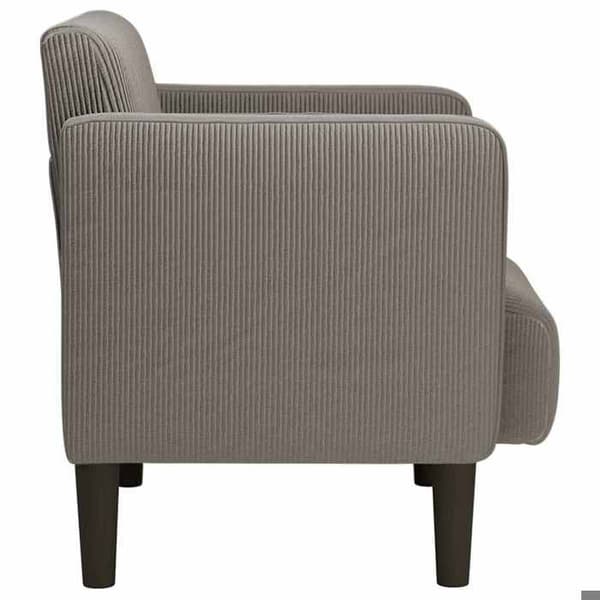 Maison Exclusive - Sofa-stol med armlæn i lys grå 54 cm i fløjl