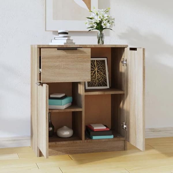 Maison Exclusive - Buffé Ek sonoma 60x30x70 cm Ingenjörsträ