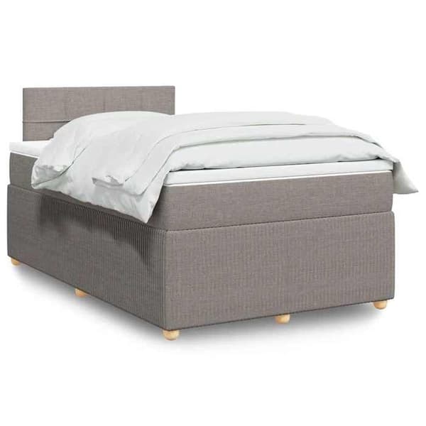 Maison Exclusive - Puulattrat ja Taupe-mattila 120x200 cm Kankaat