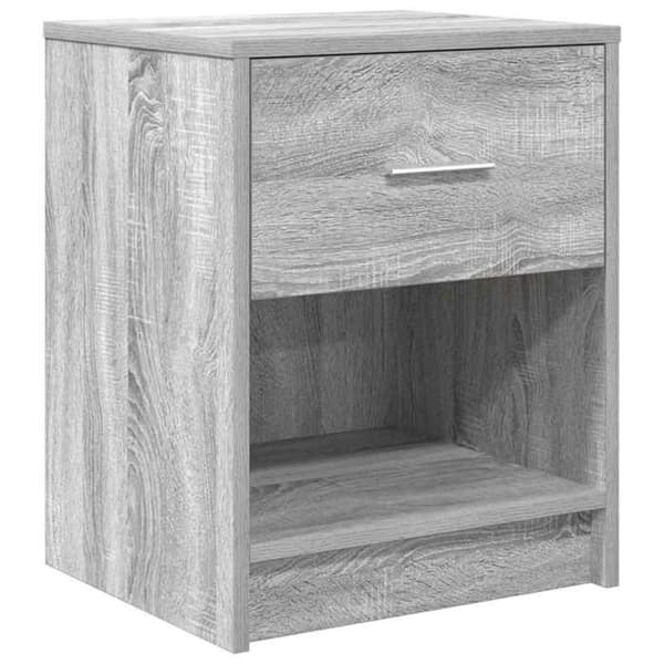 Maison Exclusive - Yöpöydät 2 kpl laatikolla Harmaa Sonoma 40x34x50 cm