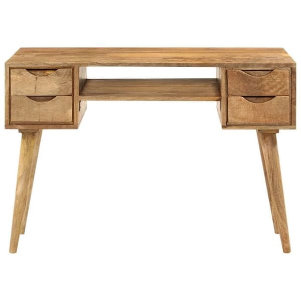 Maison Exclusive - Kontor med skuffer 110x47x76 cm solid mangotræ