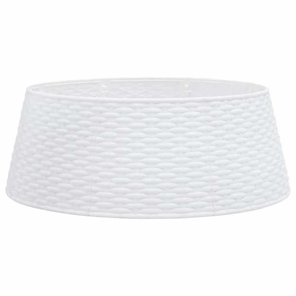 Julgranstrumpa - EXKLUSIV HEM - Ø65x23 cm - Polypropen - Vit - Flätad Vit