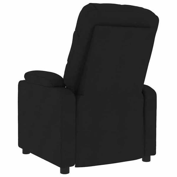 Maison Exclusive - Svart tyg massagefåtölj Svart