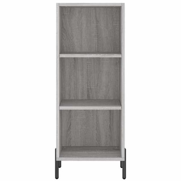 Maison Exclusive - Buffet sonoma grå 34,5x32,5x90 cm ingeniørtræ Sonoma grå