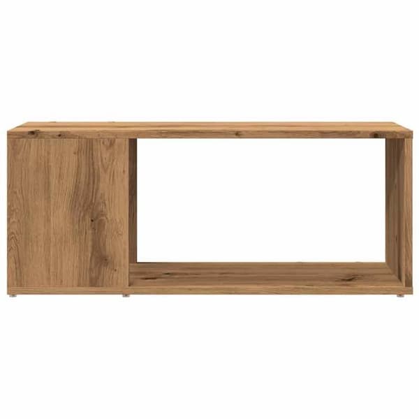 Maison Exclusive - Håndlavet TV-møbel i egetræ 80x24x32 cm i ingeniørtræ Ek