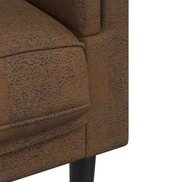 Maison Exclusive - 2-delars soffgrupp med bruna sammetskuddar Marron (sammet)