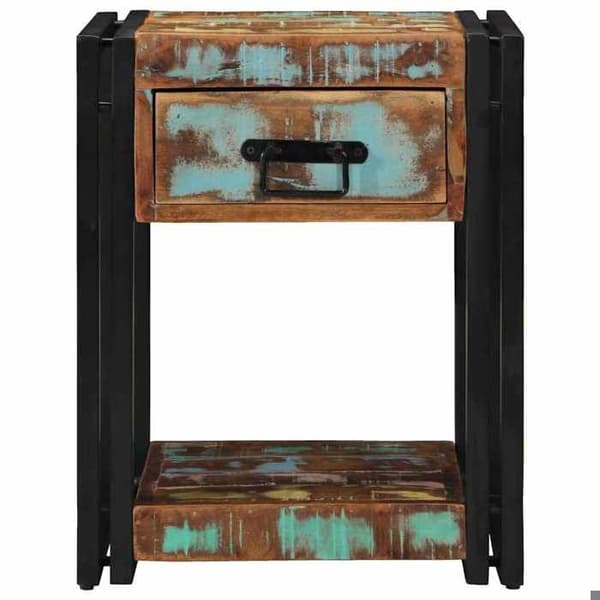 Maison Exclusive - Natbord 40 x 40 x 50 cm Solid Genbrugstræ