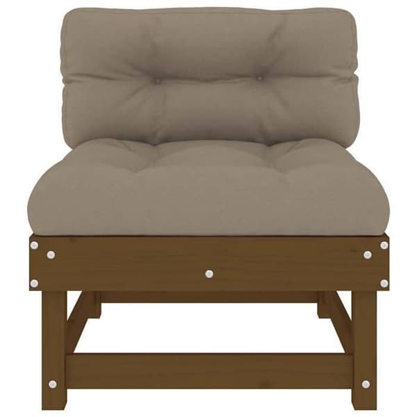 Maison Exclusive - Centrale sofaer med puder 2 stk honningbrun