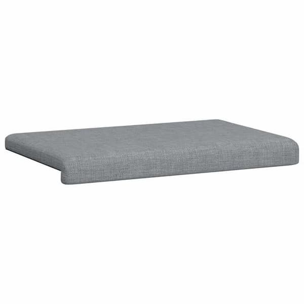 Bænkepude - EKSKLUSIV HUS - L-formet - Lys grå - Dybde 35 cm - Skumfyld Ljusgrått