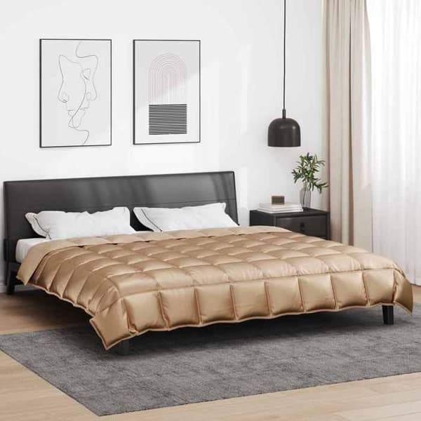 Vinterdyna - EXKLUSIVT HEM - Modern - 200 x 220 cm - 450 g/m² - Guld gyllene