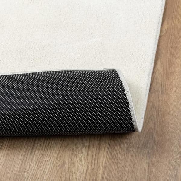 Tæppe - MAISON EXCLUSIVE - OVIEDO - 200x280 cm - Creme - 100% Polyester Grädde