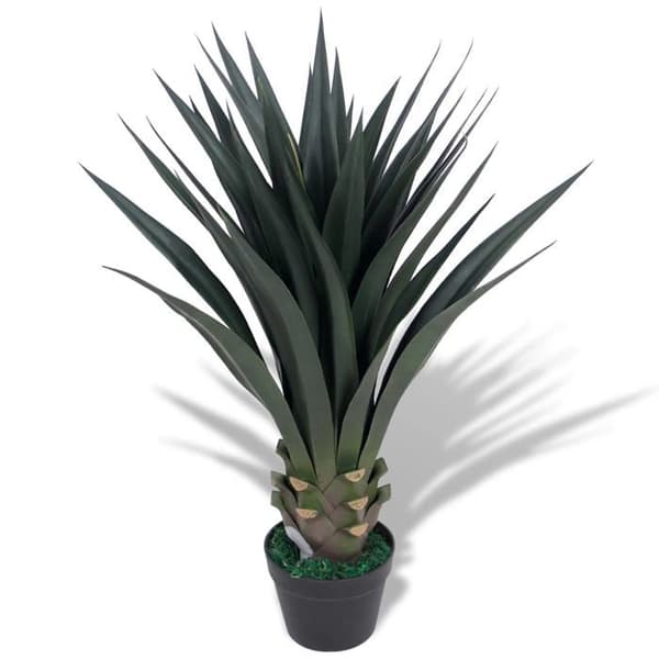Maison Exclusive - Tekokasvi Yucca ruukulla, 85 cm, Vihreä Grön
