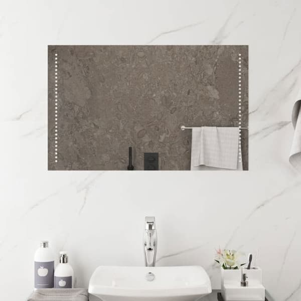 Maison Exclusive - LED-badrumsspegel 50x80 cm