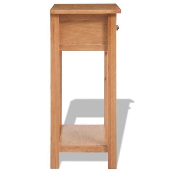 Maison Exclusive - Konsolbord 50 x 32 x 75 cm Massiv egetræ