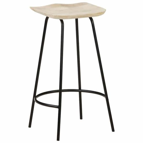 Maison Exclusive - Barstolar set om 2 i massivt mangoträ