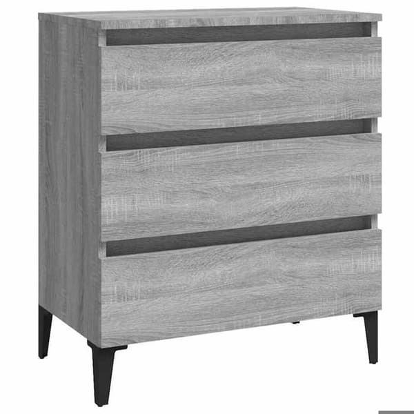 Maison Exclusive - Buffet Sonoma grå 60x35x69 cm Ingeniørtræ