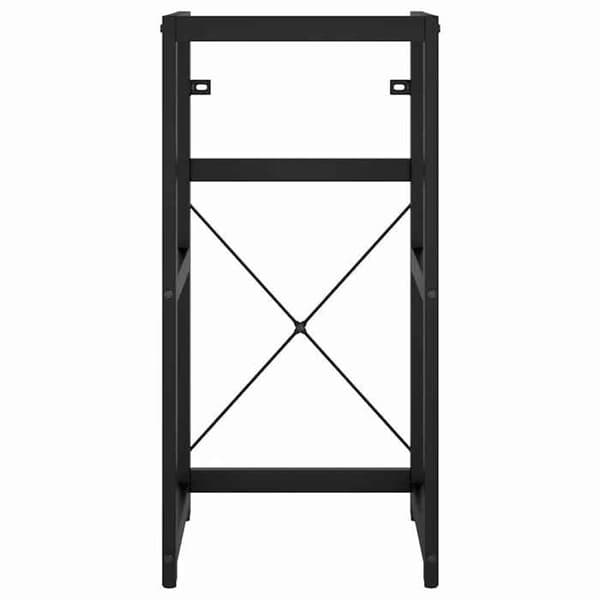 Maison Exclusive - Badeværelsesvaskeramme Sort 40x38x83 cm Jern