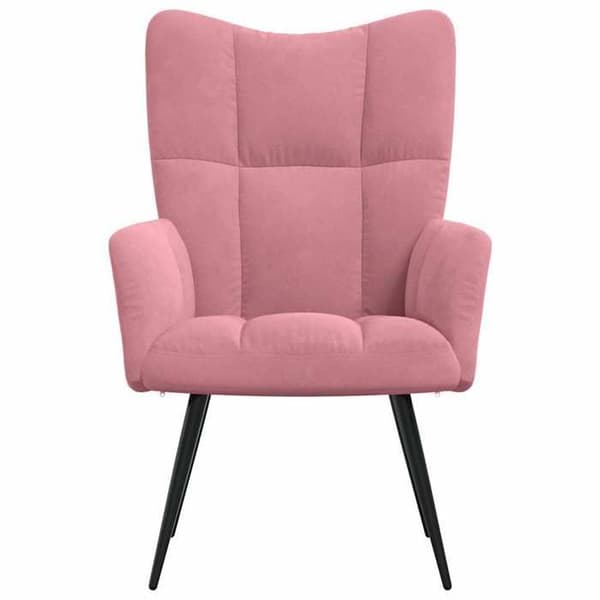 Maison Exclusive - Avkopplingsstol Rosa Sammet