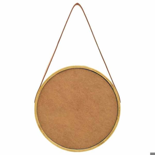 Maison Exclusive - Peili seinälle hihnalla 40 cm Kulta