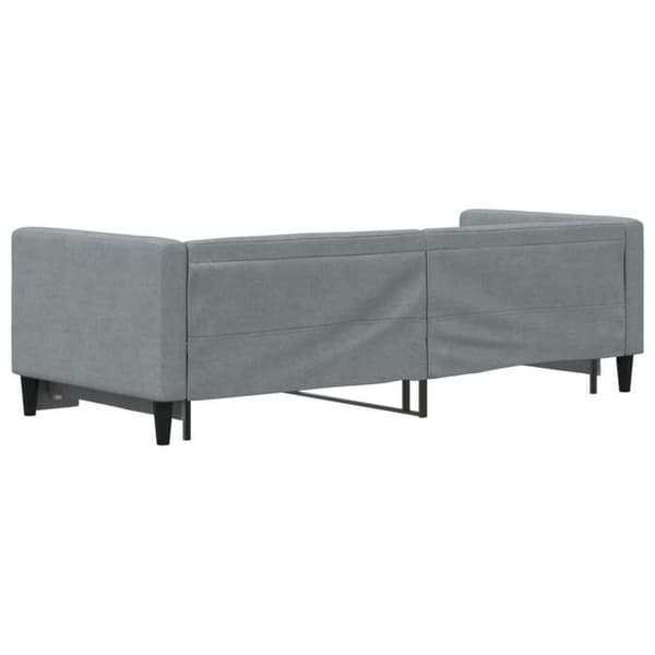 Maison Exclusive - Sovesofa med udtræk uden madras lys grå 80x200 cm