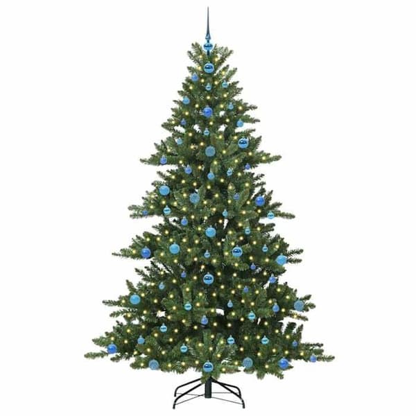 Maison Exclusive - Kunstig Juletræ med Ledningsgrene Grøn 210 cm Grön